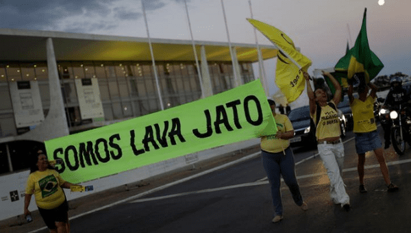 Demonstrators Brasilia