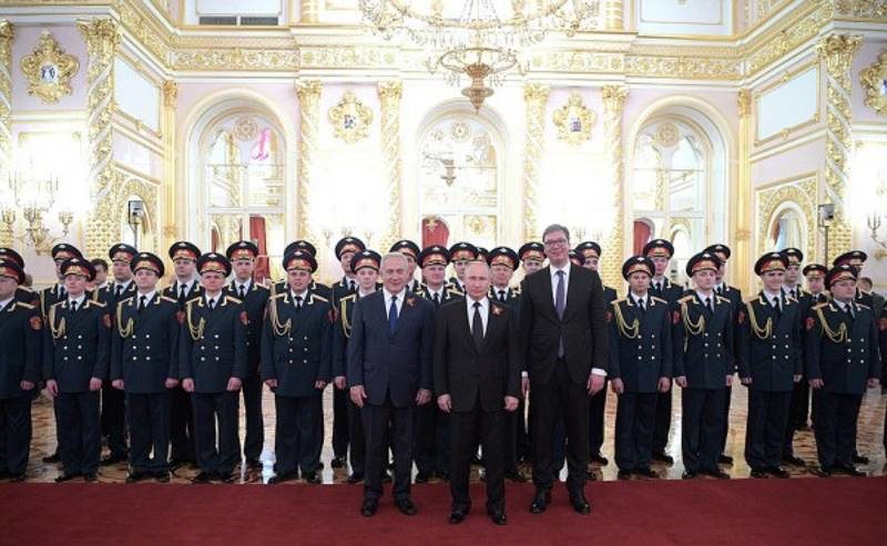 Click to enlarge putin netanyahu reception
