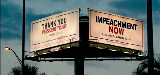 trump impeachment billboard