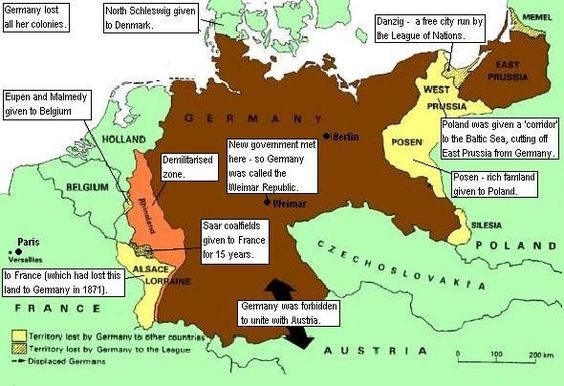 Click to enlarge treaty of versailles terms