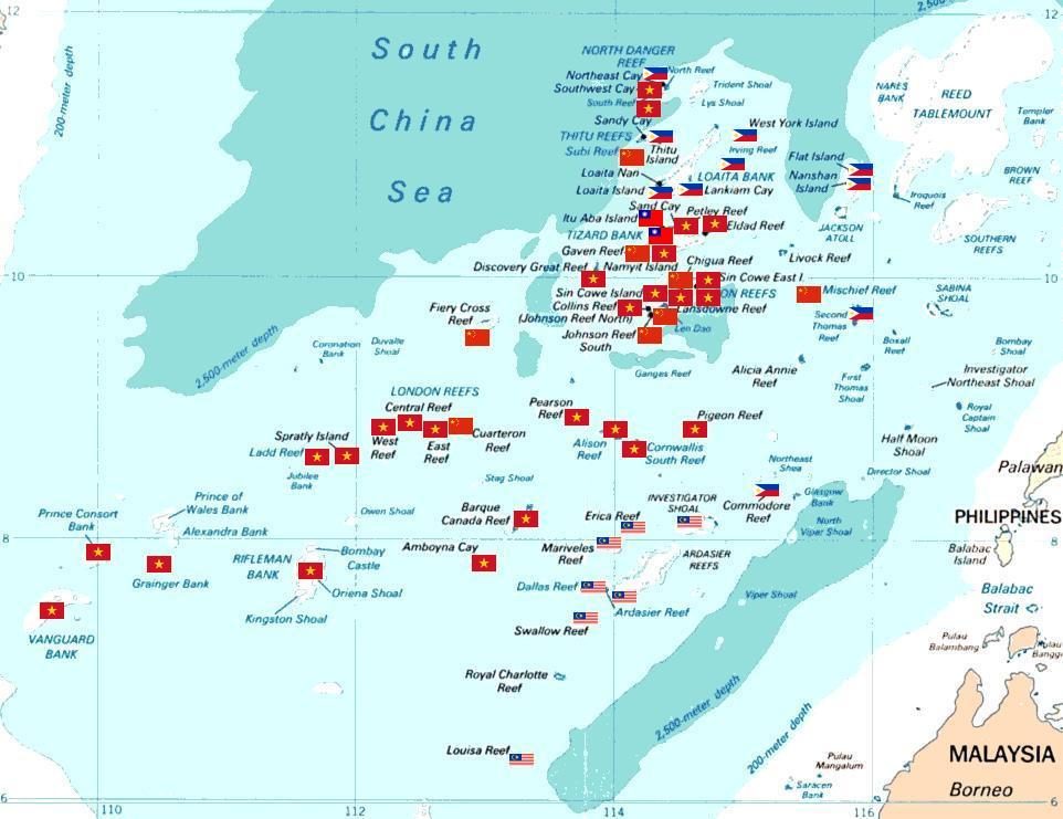 Click to enlarge china claims south china sea