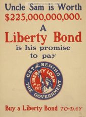 Click to enlarge ww1 liberty bond poster