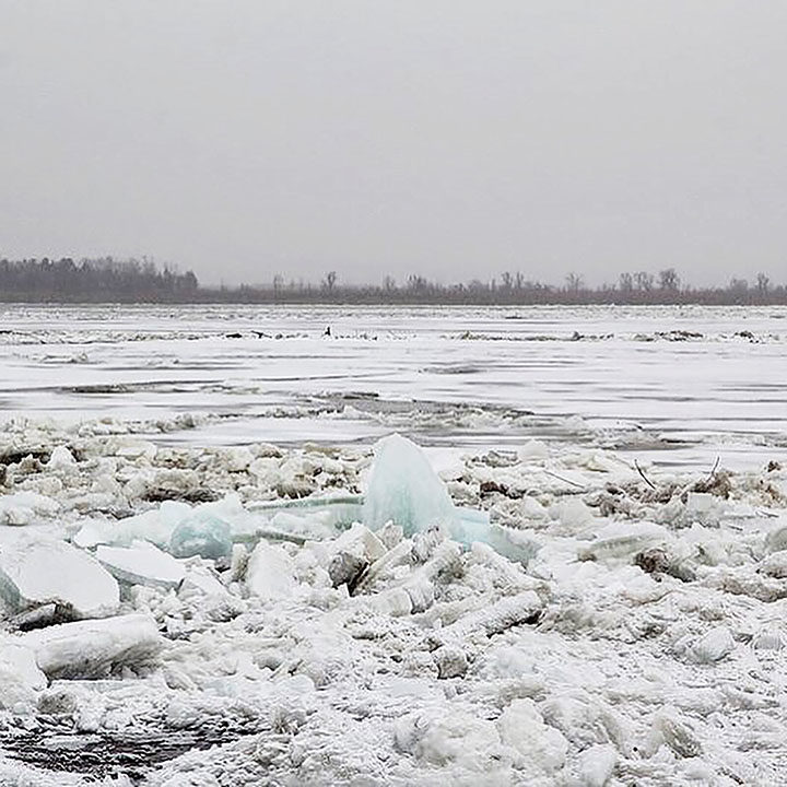 ob river ice