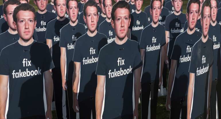 Click to enlarge Mark Zuckerberg cardboard cutouts