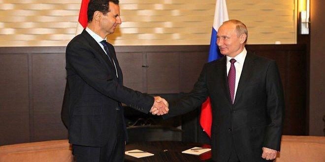 Click to enlarge Assad and Putin