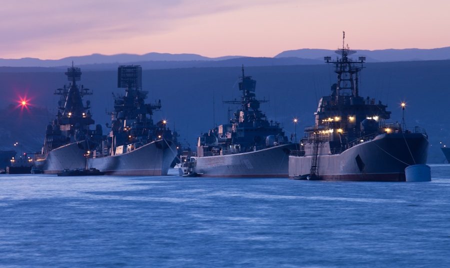 Russian warships