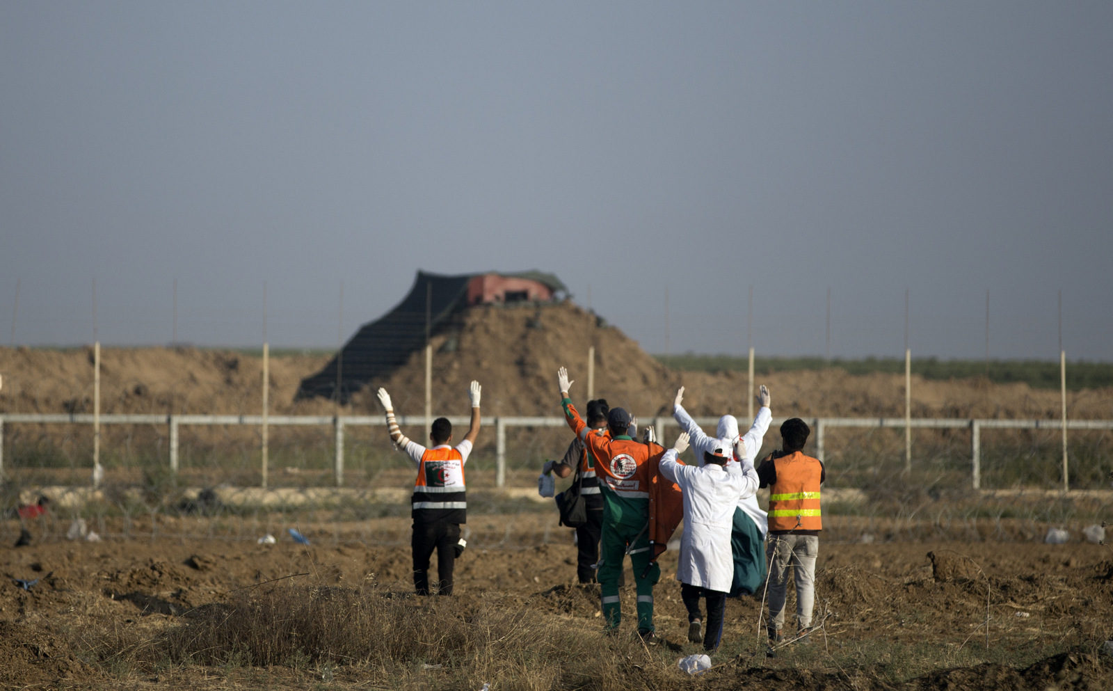 Click to enlarge Palestinian medics