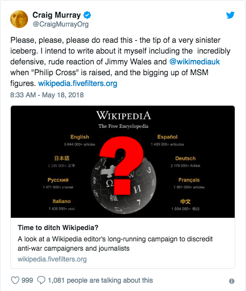 craig murray tweet