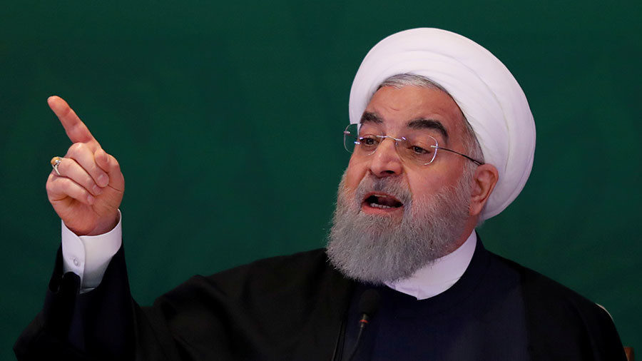 Click to enlarge Iranian President Hassan Rouhani