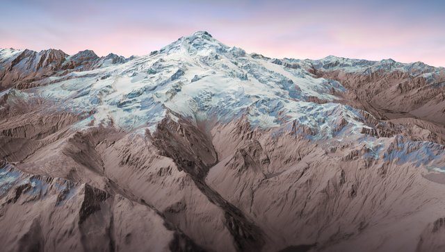 Click to enlarge Recently completed lidar maps of Glacier Peak strip away the heavy vegetation and reveal the underlying topography, including tracks of past eruptions and lahars.