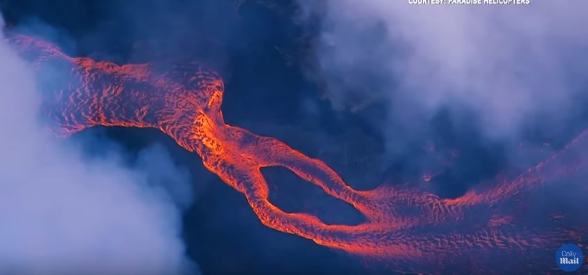 Kilauea lava flow