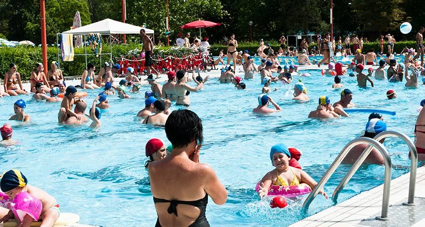 Diseases swimming pools