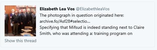 Click to enlarge claire smith mifsud russiagate