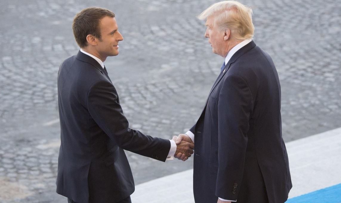 macron trump