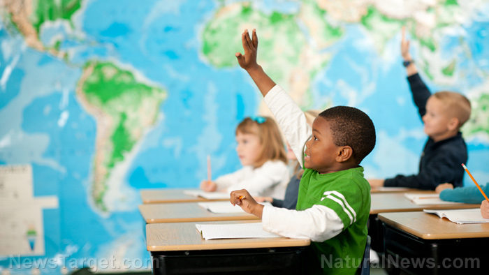 kids in class