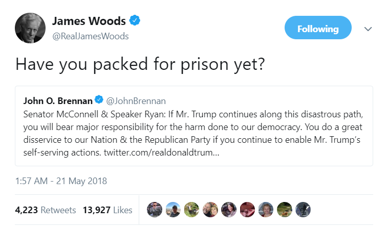 Woods tweet