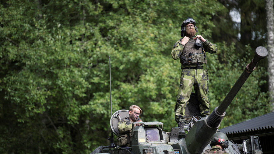 Click to enlarge Swedish troops