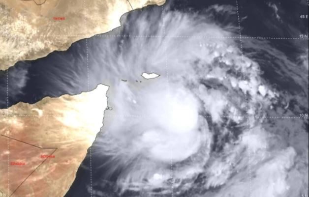 tropical cyclone near the Arabian Peninsula