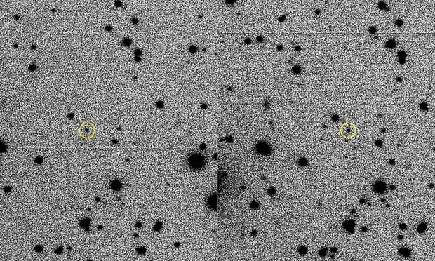Click to enlarge asteroid 2015 BZ509