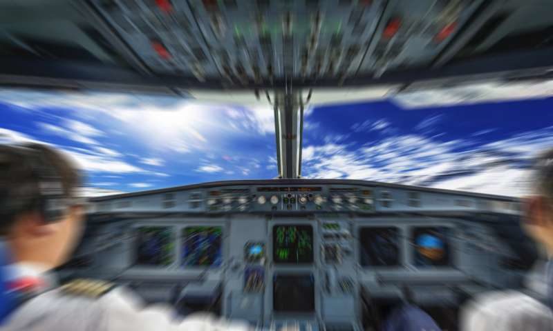 airplane cockpit