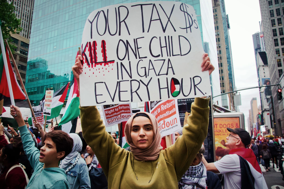 New Yorkers protest Israeli occupation