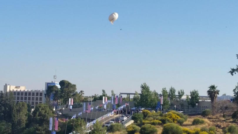 Israeli surveillance balloon deployed over US embassy