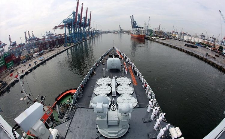 Chinese shipping port