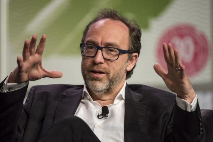 Click to enlarge Jimmy Wales, Wikipedia