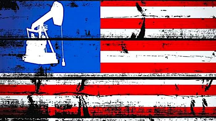 US Flag oilrig