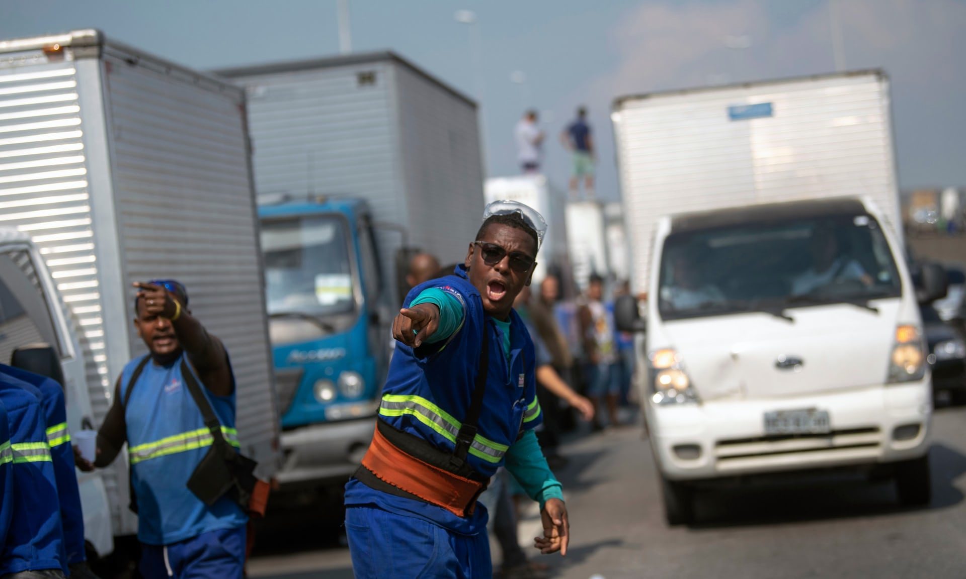 Brazil truck protest
