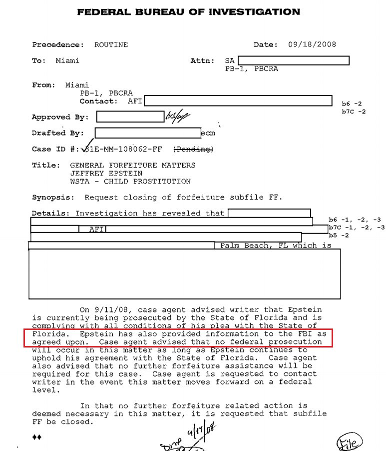 Epstein FBI file
