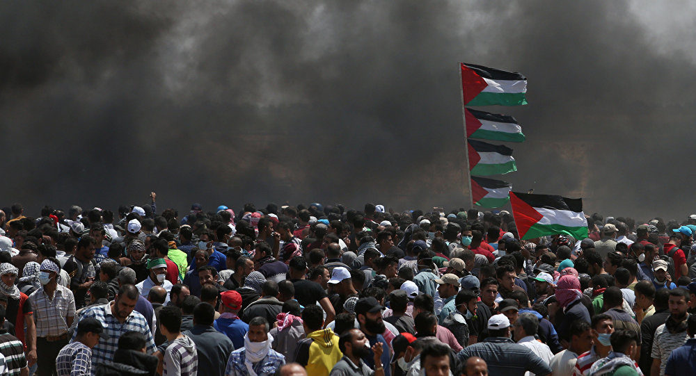 Click to enlarge Palestinian protests