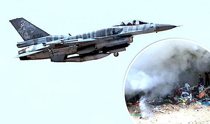 Click to enlarge IDF jet, bombattack