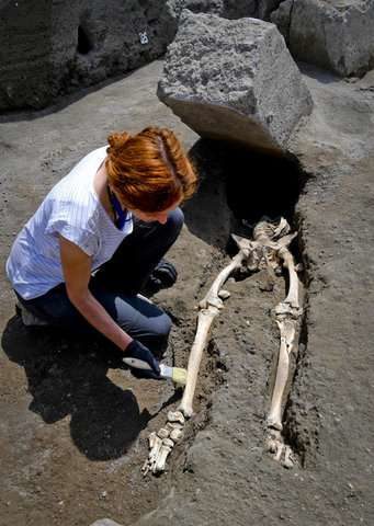 pompeii man crushed