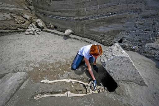 pompeii man crushed