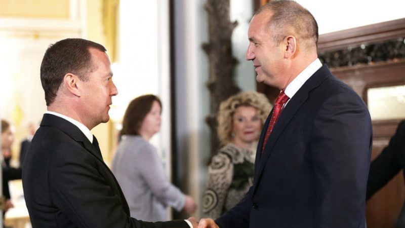 Click to enlarge Medvedev - Rumen Radev