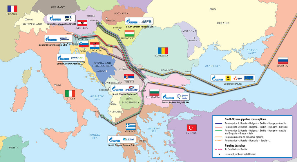 Click to enlarge South Stream pipeline map, 2012.