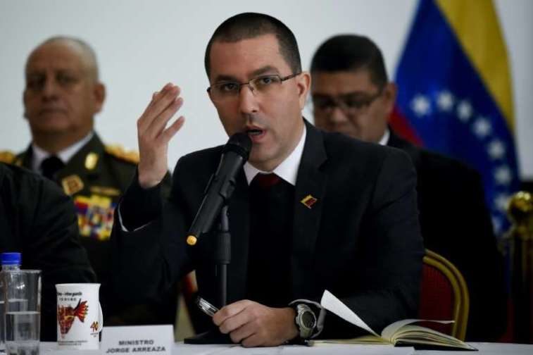 Click to enlarge Venezuelan Foreign Minister, Jorge Arreaza