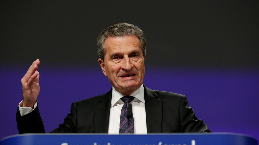 EU Budget Commissioner Oettinger