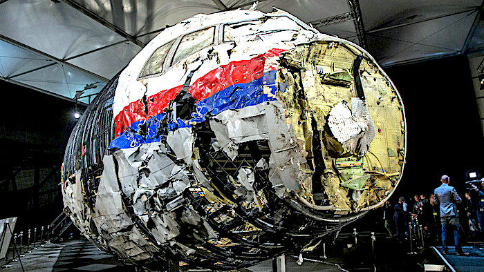 Click to enlarge MH17 reconstruction