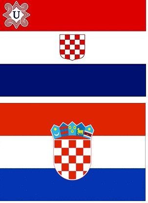 Click to enlarge croatian flags