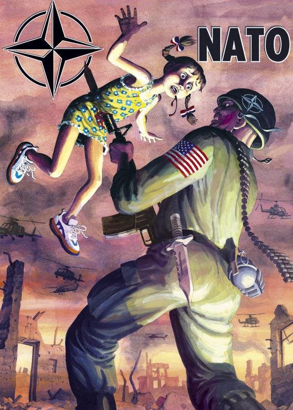 Click to enlarge nato poster serbia