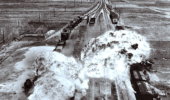 Blow up train