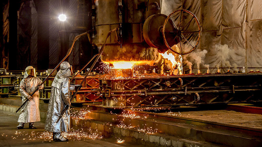 Click to enlarge steel factory
