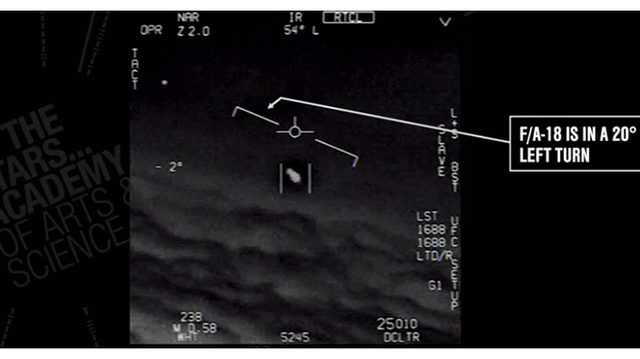 Click to enlarge (This image is from U.S. military footage Gimbal UFO incident.