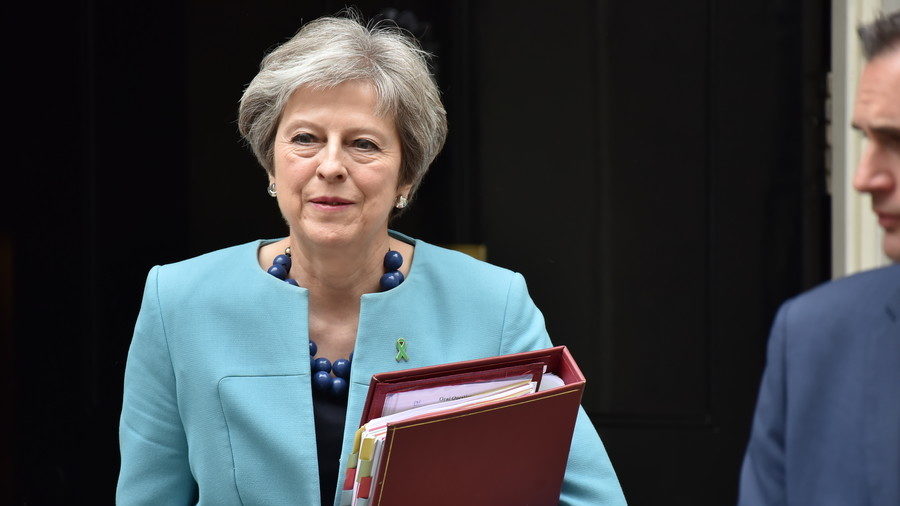 Click to enlarge Theresa May knife crimes denial
