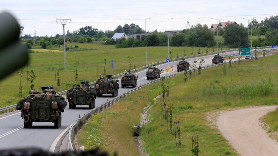 Click to enlarge US NATO forces poland