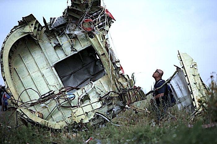 MH17 wreckage