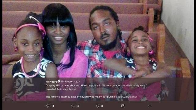Gregory Vaughn Hill Jr. and family