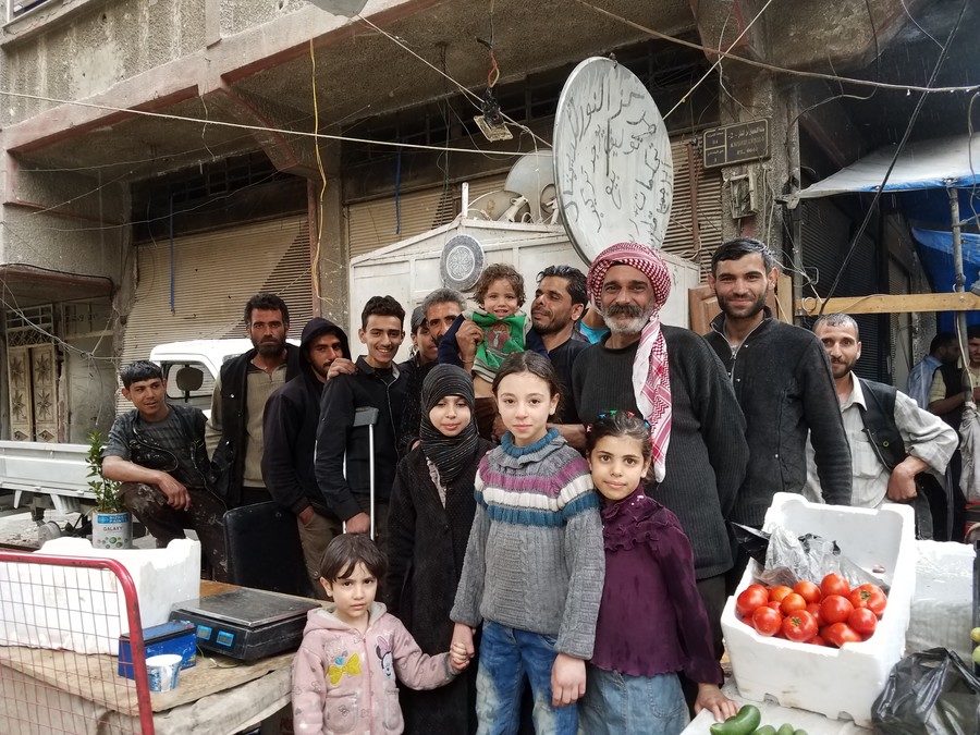 Douma civilians